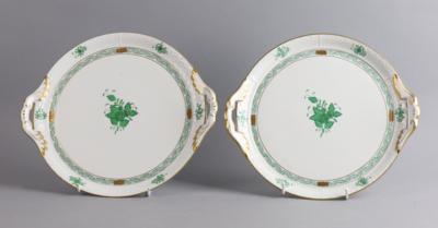 2 Tortenplatten, Herend, - Decorative Porcelain & Silverware