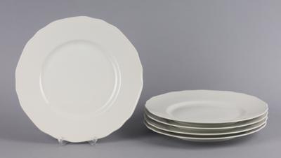 5 Speiseteller, Wiener Porzellanmanufaktur Augarten, - Decorative Porcelain & Silverware