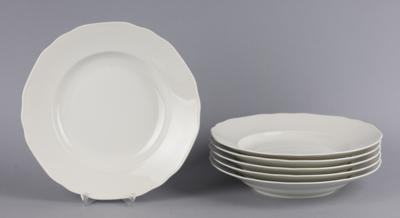 6 Suppenteller, Wiener Porzellanmanufaktur Augarten, - Decorative Porcelain & Silverware