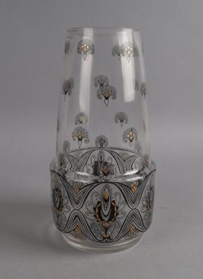 Adolf Beckert, Vase, Glasmanufaktur Friedrich Pietsch, Steinschönau, um 1915/20 - Tischlein deck dich!