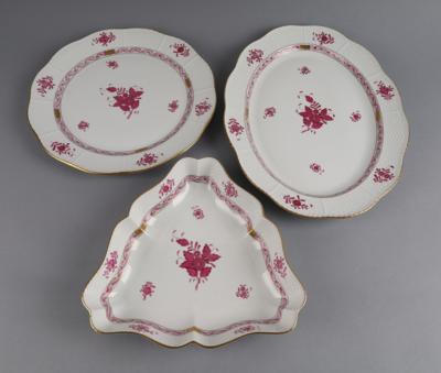 Herend - Platten u. Schüssel: - Decorative Porcelain & Silverware