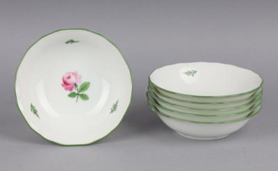 Augarten - 6 Kompottschalen, Dm. 14 cm, - Decorative Porcelain & Silverware