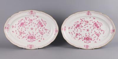 Meissen - 2 ovale Platten, Länge 42 cm, - Decorative Porcelain & Silverware