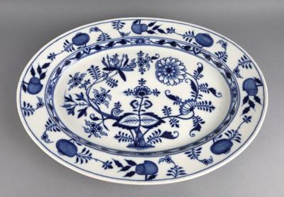 Meissen - Ovale Zwiebelmusterplatte, - Decorative Porcelain & Silverware