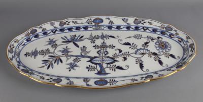 Meissen - Zwiebelmuster Fischplatte, - Decorative Porcelain & Silverware