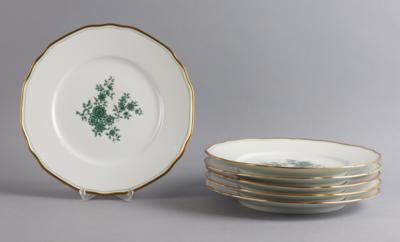 6 Speiseteller, Wiener Porzellanmanufaktur Augarten, - Decorative Porcelain & Silverware