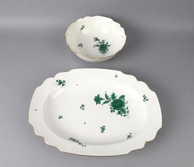 Augarten - Ovale Platte Länge 38 cm, Schüssel Dm. 22 cm, - Decorative Porcelain & Silverware