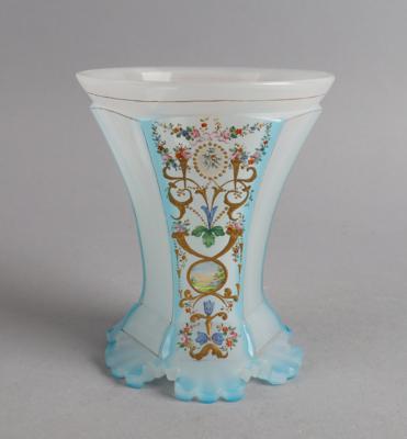 Becher, Böhmen um 1840/50, - Decorative Porcelain & Silverware