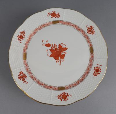 Herend - 6 Speiseteller, - Decorative Porcelain & Silverware