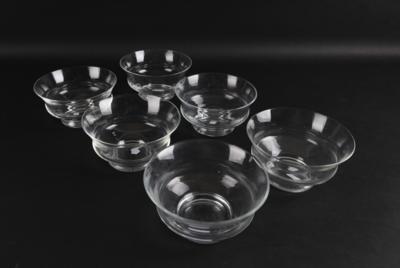 Lobmeyr - Trinkservice No. 231 - 6 Schalen, - Decorative Porcelain & Silverware