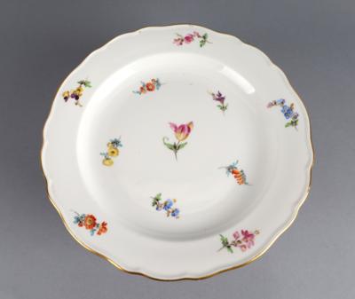 Meissen - 11 Dessertteller, - Decorative Porcelain & Silverware