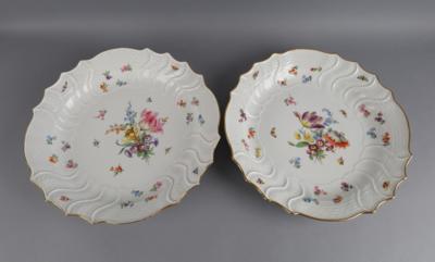 Meissen - 2 runde Platten, - Decorative Porcelain & Silverware