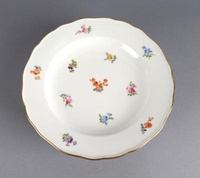 Meissen - 6 Speiseteller, - Decorative Porcelain & Silverware