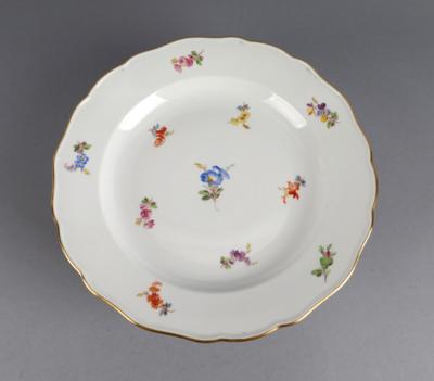 Meissen - 6 Speiseteller, - Decorative Porcelain & Silverware