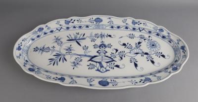 Meissen Zwiebelmuster-Fischplatte, - Antiquariato