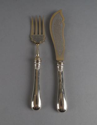 2 Wiener Vorleger mit Silberheften, - Antiquariato