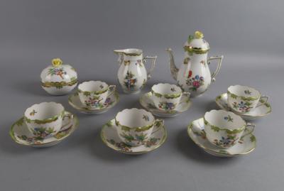 Mokkaservice, Herend, - Decorative Porcelain & Silverware