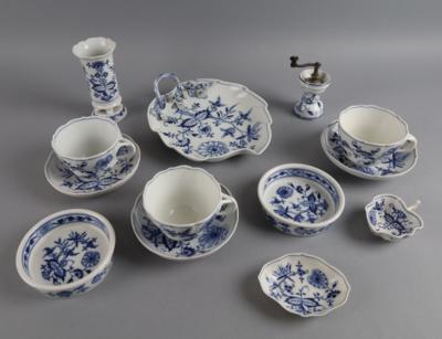 Serviceteile Zwiebelmuster, Meissen 19./20. Jh., - Antiquariato