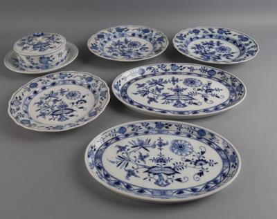 Serviceteile Zwiebelmuster, Meissen 19./ 20. Jh., - Antiquariato