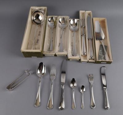 Christofle - Besteck für 12 Personen, Form Spatours, - Decorative Porcelain & Silverware