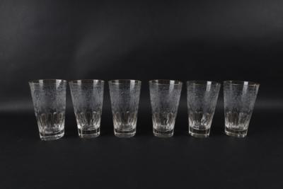 Moser "Maharani" - 6 Highball Gläser, - Decorative Porcelain & Silverware
