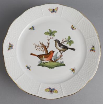 6 Speiseteller, Herend, - Decorative Porcelain and Silverware