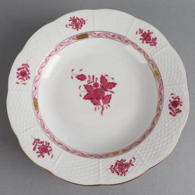 6 Suppenteller, Herend, - Decorative Porcelain and Silverware