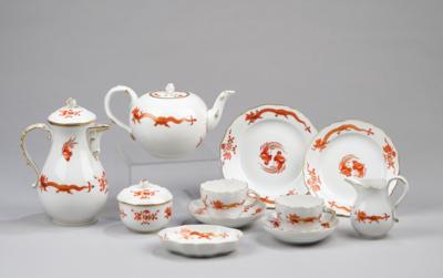 Meissen Tee- und Kaffeeserviceteile: - Antiquariato