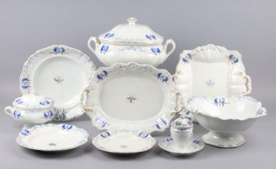 Speiseserviceteile, Kaiserliche Manufaktur, Wien 1843-47, - Decorative Porcelain and Silverware