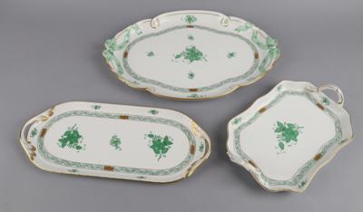 3 Platten, Herend, - Decorative Porcelain and Silverware