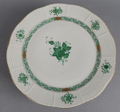 6 Speiseteller, Herend, - Decorative Porcelain and Silverware