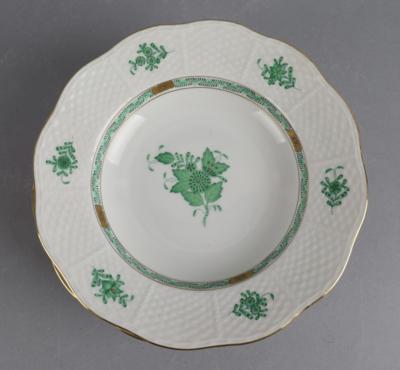 7 kleine Suppenteller, Herend, - Decorative Porcelain and Silverware