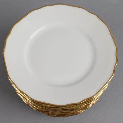 Augarten - 12 Brotteller Dm. 16 cm, - Decorative Porcelain and Silverware