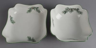 Augarten - 2 eckige Schüsseln, - Decorative Porcelain & Silverware