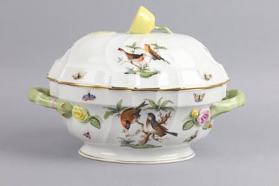 Ovale Deckelterrine, Herend, - Decorative Porcelain & Silverware