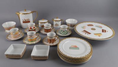 Rosenthal Bulgari Dolci Decó Kaffeeservice: - Decorative Porcelain & Silverware