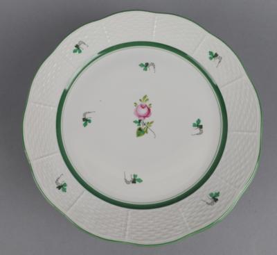 8 Speiseteller, Herend, - Decorative Porcelain & Silverware