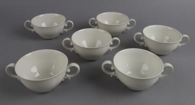 Augarten – 6 Bouillontassen, - Decorative Porcelain & Silverware