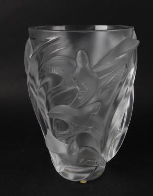 Vase 'Martinets', Firma Lalique, Frankreich, um 1970 - Tischlein deck dich!