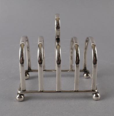 Englischer Toastständer, - Decorative Porcelain and Silverware