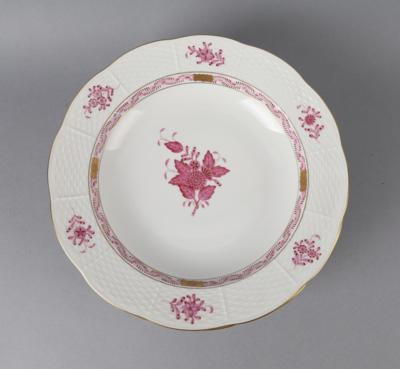 Herend - 6 Suppenteller, - Decorative Porcelain and Silverware