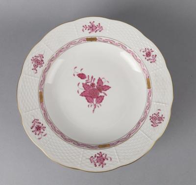 Herend - 6 Suppenteller, - Decorative Porcelain and Silverware