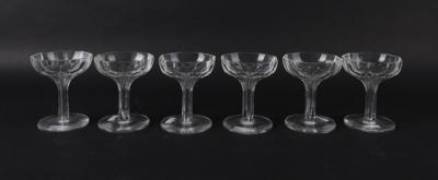 6 Champagner- oder Aperitifgläser, - Decorative Porcelain & Silverware
