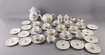 Kaffee- und Teeserviceteile, Nymphenburg 20. Jh. - Decorative Porcelain & Silverware
