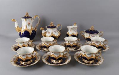 Meissen B-Form Kaffee- und Teeserviceteile: - Decorative Porcelain & Silverware