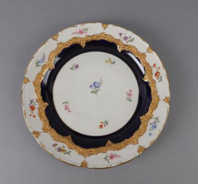 Meissen B-Form - Runde Platte, - Antiquariato