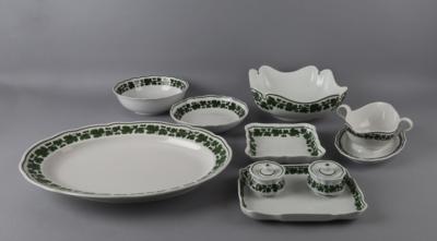 Serviceteile und Schreibzeug Weinlaub Dekor, Meissen 19./ 20. Jh. - Antiquariato