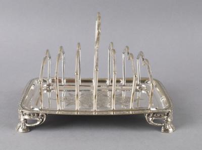 Thomas Woollwy, Birmingham - Toastständer, - Decorative Porcelain & Silverware