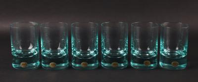 Moser - 6 Tumblers, - Antiquariato