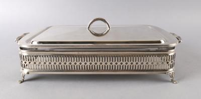 Italienische Deckelterrine, 20. Jh., - Decorative Porcelain & Silverware